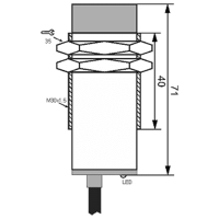 سنسور القایی قطر 30 تبریز پژوه IPS-315-CP-30